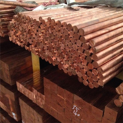 DIN EN JIS GB 3mm 4mm Round Copper Rods 5.5mm-500mm ASTM A276